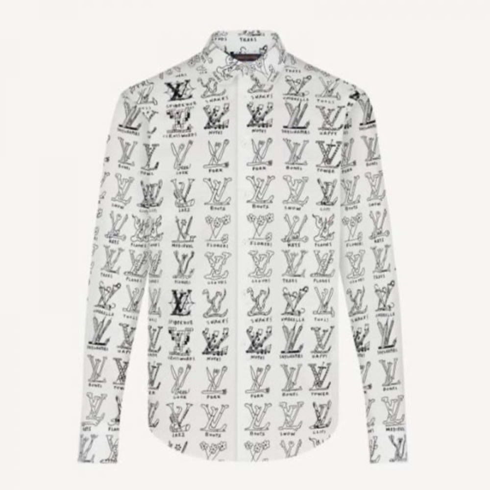 Louis Vuitton button up. Tailored to fit a S/M size woman